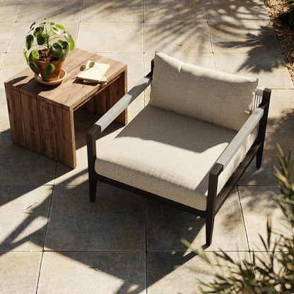 Sherwood Outdoor Chair, Bronze by Four Hands in bronze. Made from 100% olefin, aluminum, 100% polypropylene in a modern style.