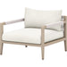 Sherwood Outdoor Chair, Washed Brown by Four Hands. Made from 100% olefin, solid fsc®-certified teak, 100% polypropylene in a coastal style.