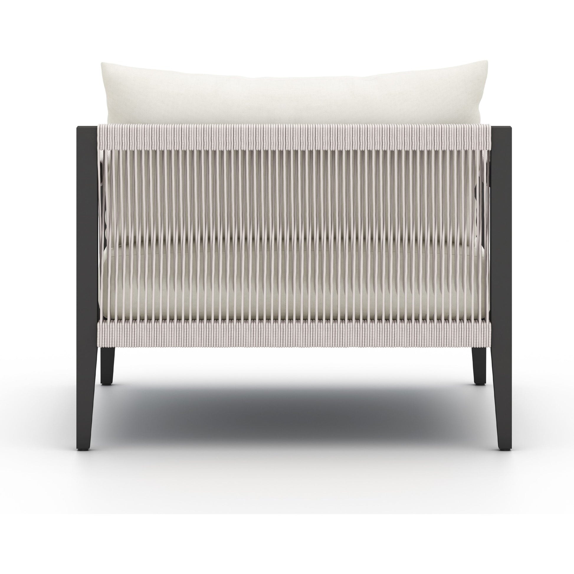 Sherwood Outdoor Chair, Bronze by Four Hands in bronze. Made from 100% olefin, aluminum, 100% polypropylene in a modern style.