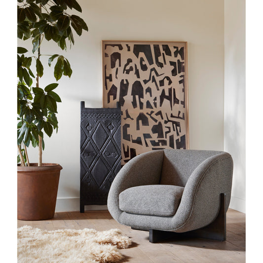 Lalo Lambskin Rug by Four Hands. Made from shearling in a unique style.