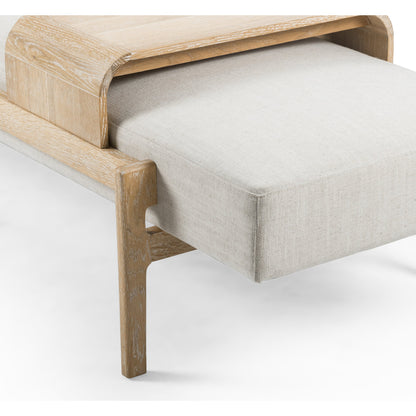 Fawkes Bench by Four Hands. Made from unique in a modern style.