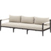 Sherwood Outdoor Sofa, Bronze by Four Hands. Made from 100% olefin, aluminum, 100% polypropylene in a modern style.