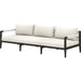Sherwood Outdoor Sofa, Bronze by Four Hands. Made from 100% olefin, aluminum, 100% polypropylene in a modern style.