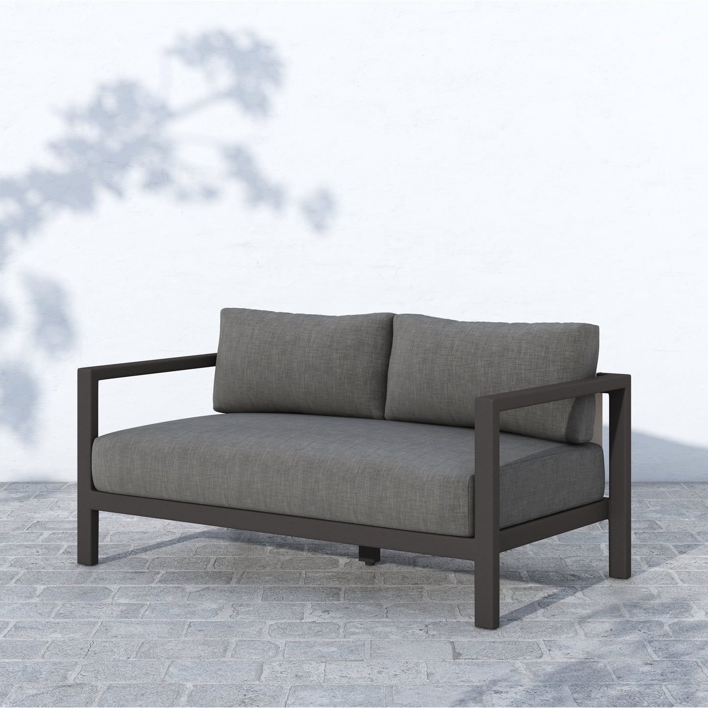 107 SI-1716791 | Lifestyle | Sonoma Outdoor Sofa by Four Hands. Made from unique in a coastal style.