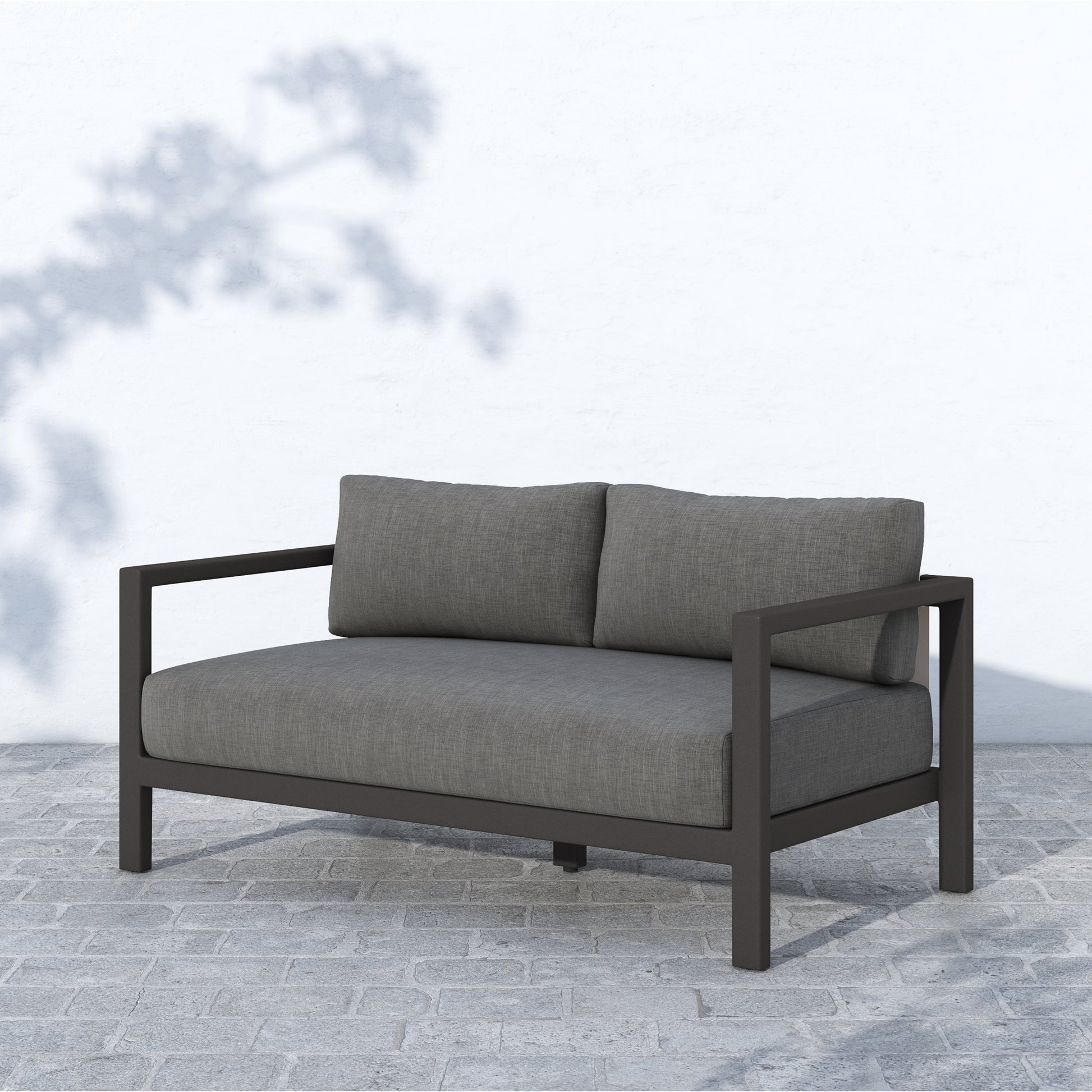 Sonoma Outdoor Sofa by Four Hands. Made from unique in a coastal style.
