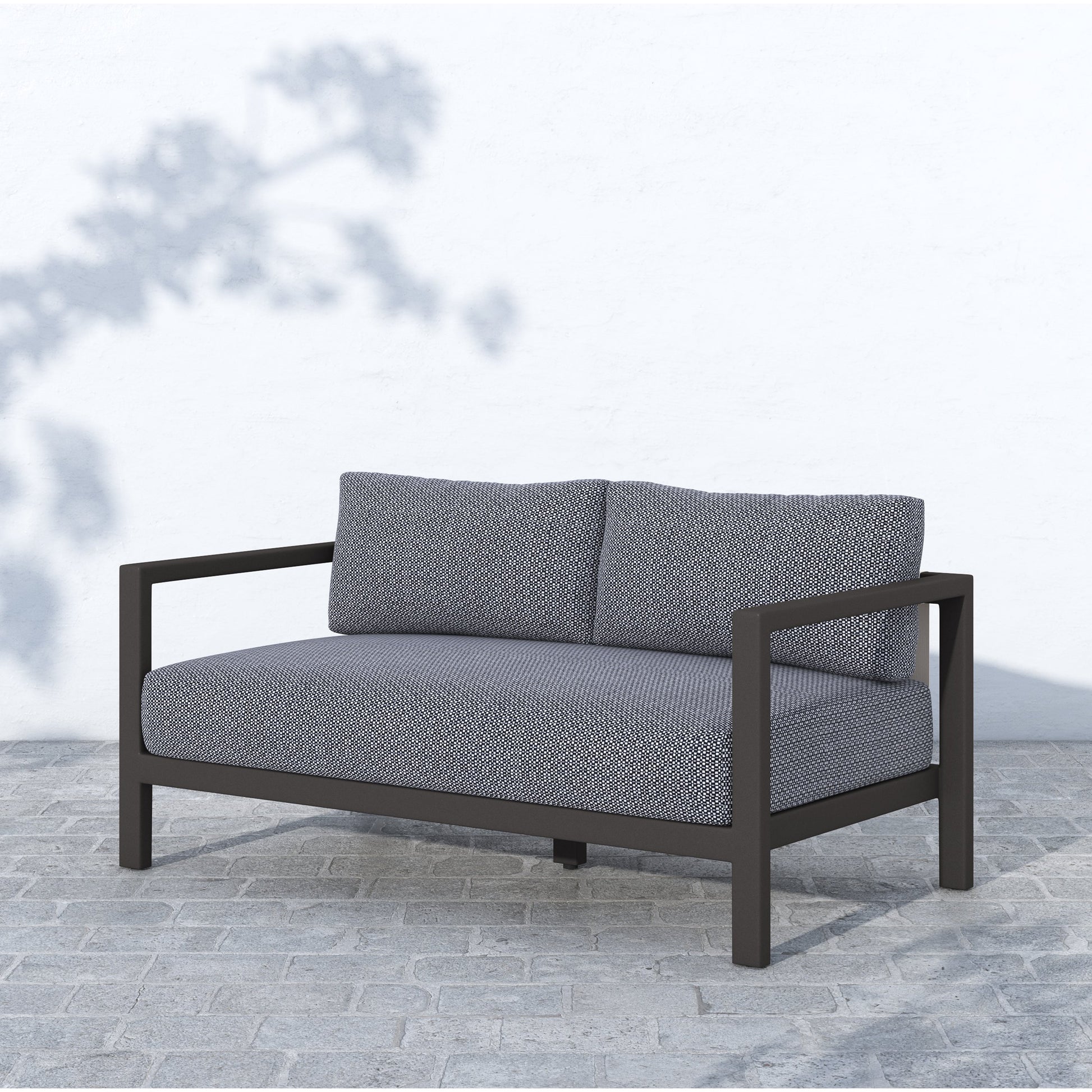 Sonoma Outdoor Sofa by Four Hands. Made from unique in a coastal style.