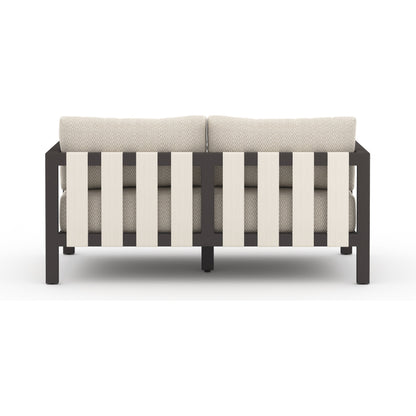 Sonoma Outdoor Sofa by Four Hands. Made from unique in a coastal style.