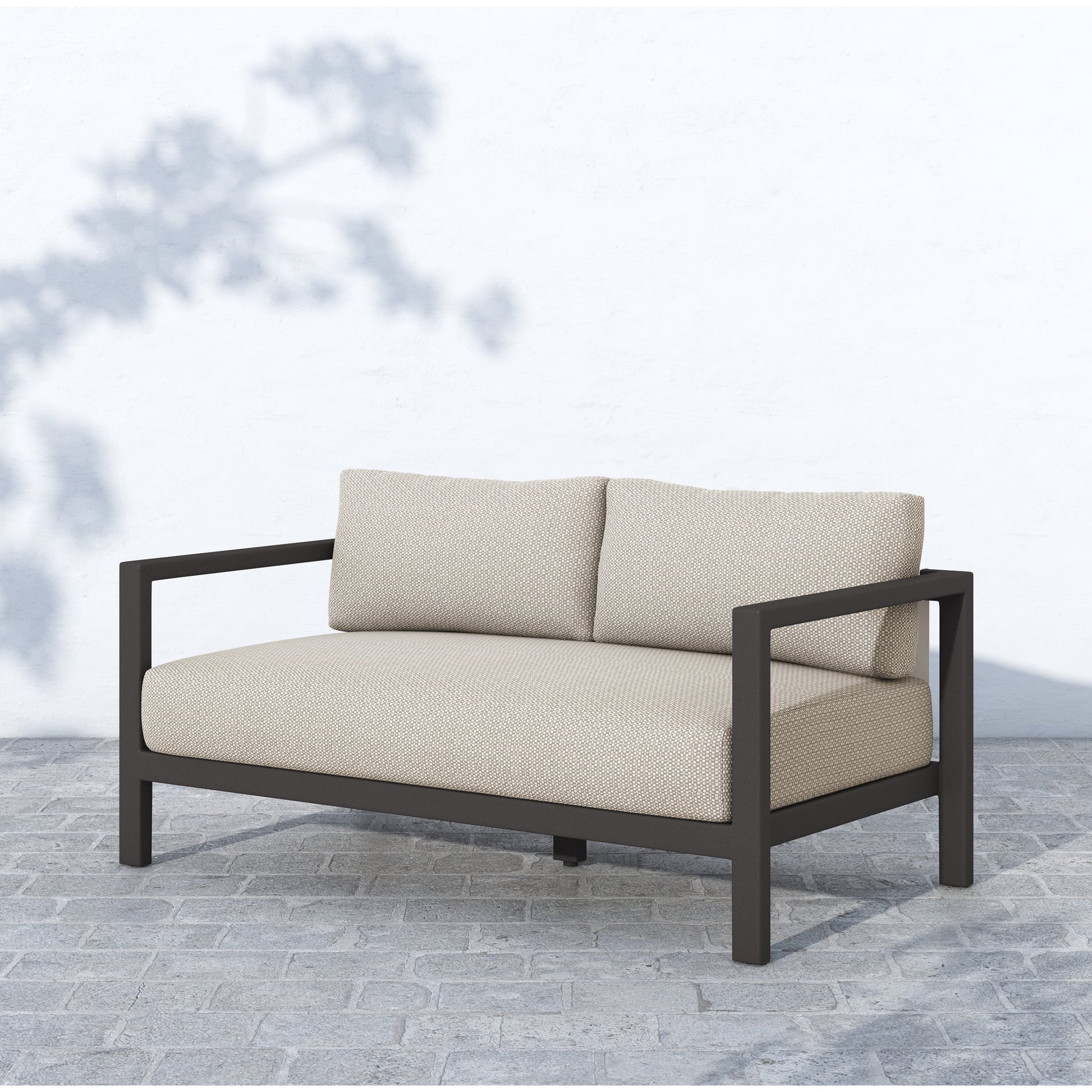 Sonoma Outdoor Sofa by Four Hands. Made from unique in a coastal style.