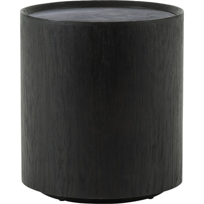 Astoria End Table by Four Hands in ebony, bluestone and ebony, blue stone. Made from bluestone, solid oak, oak plywood in a modern style.
