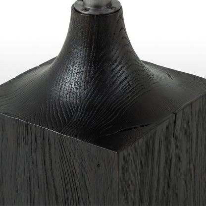 Brunswick End Table by Four Hands in ebony, brushed gunmetal, bluestone. Made from bluestone, solid oak, iron in a eclectic & global style.