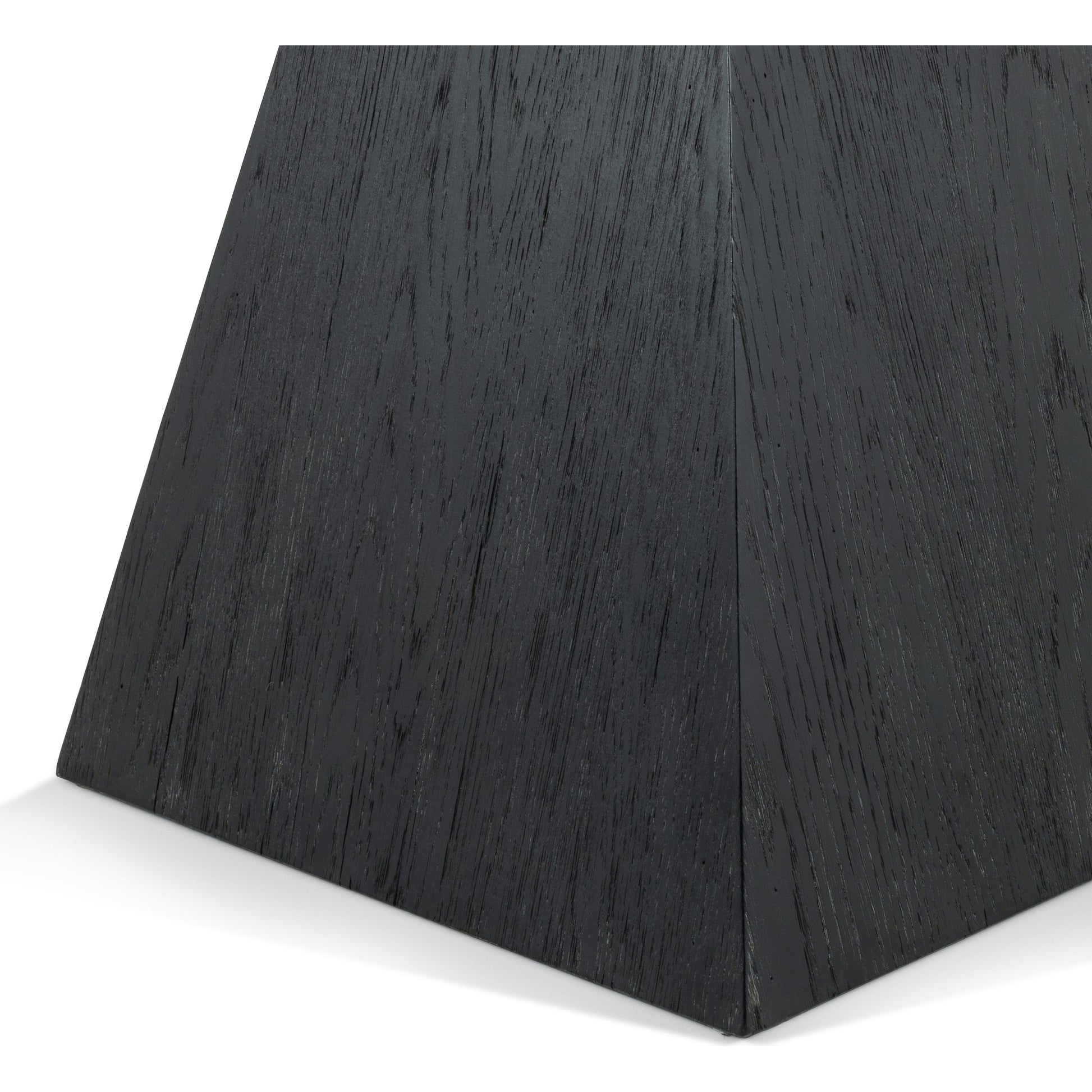 Sargon Dining Table by Four Hands in washed black, bluestone and washed black, blue stone. Made from bluestone, solid oak in a modern style.