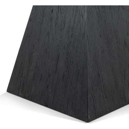 Sargon Dining Table by Four Hands in washed black, bluestone and washed black, blue stone. Made from bluestone, solid oak in a modern style.