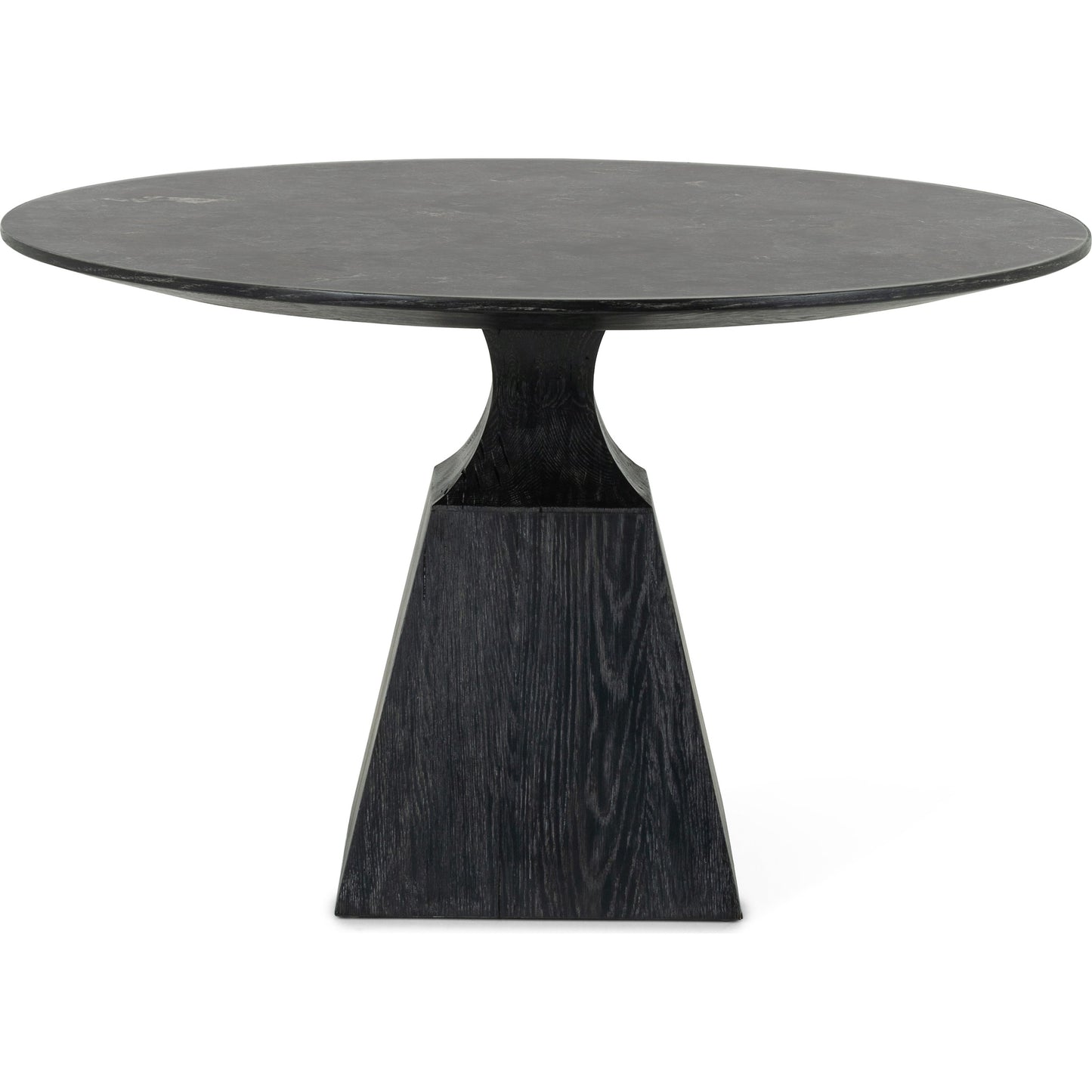 003 SI-1716625 | Additional Silo | Sargon Dining Table by Four Hands in washed black, bluestone and washed black, blue stone. Made from bluestone, solid oak in a modern style.