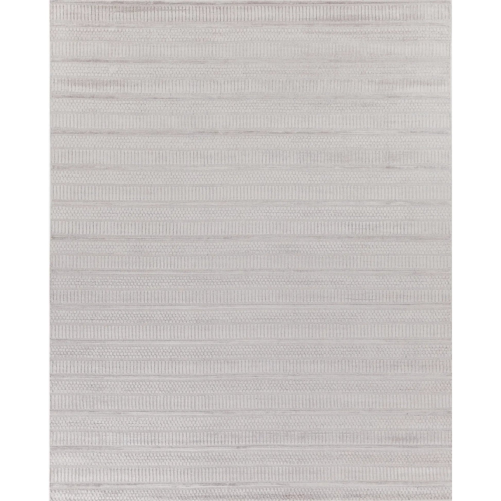 Addison Rug by Exquisite Rugs in aluminum. Made from bamboo silk in a unique style.