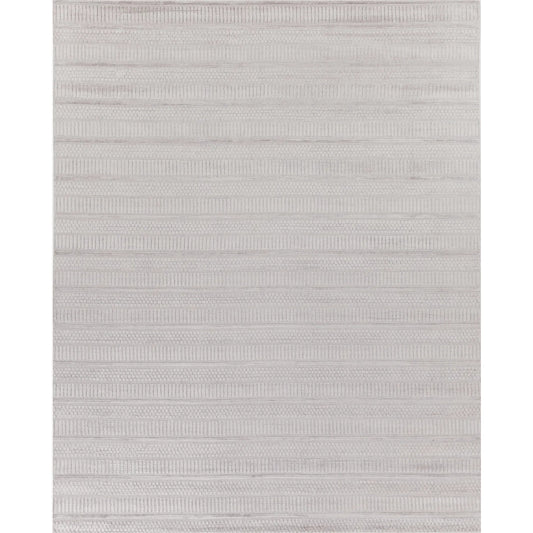 Addison 2234 Rug by Exquisite Rugs in aluminum. Made from bamboo silk in a unique style.