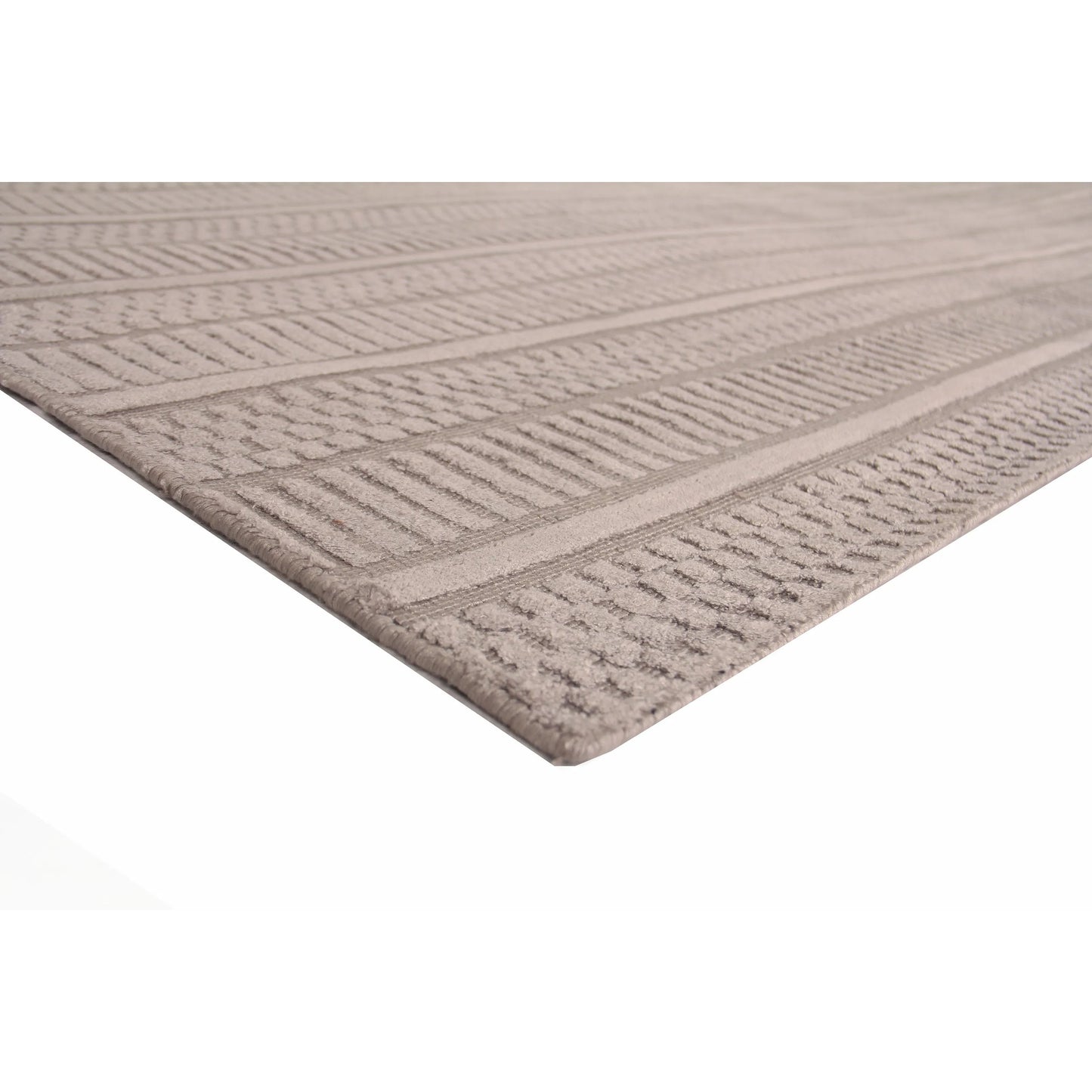 001 SI-2383715,SI-2383716 | Closeup | Addison Rug by Exquisite Rugs in aluminum. Made from bamboo silk in a unique style.