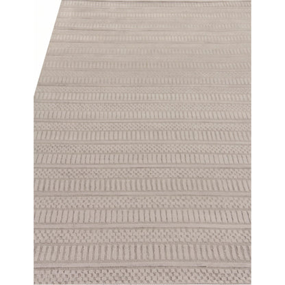 Addison Rug by Exquisite Rugs in aluminum. Made from bamboo silk in a unique style.