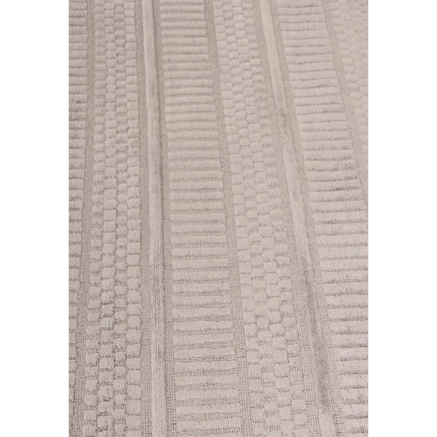 006 SI-2383715,SI-2383716 | Closeup | Addison Rug by Exquisite Rugs in aluminum. Made from bamboo silk in a unique style.