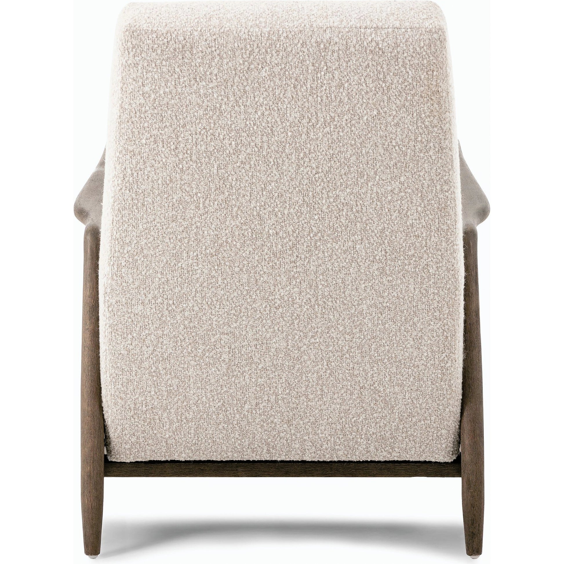 Braden Recliner by Four Hands in dakota black, rubbed sienna brown. Made from top grain leather, solid parawood, 100% polyester in a modern style.