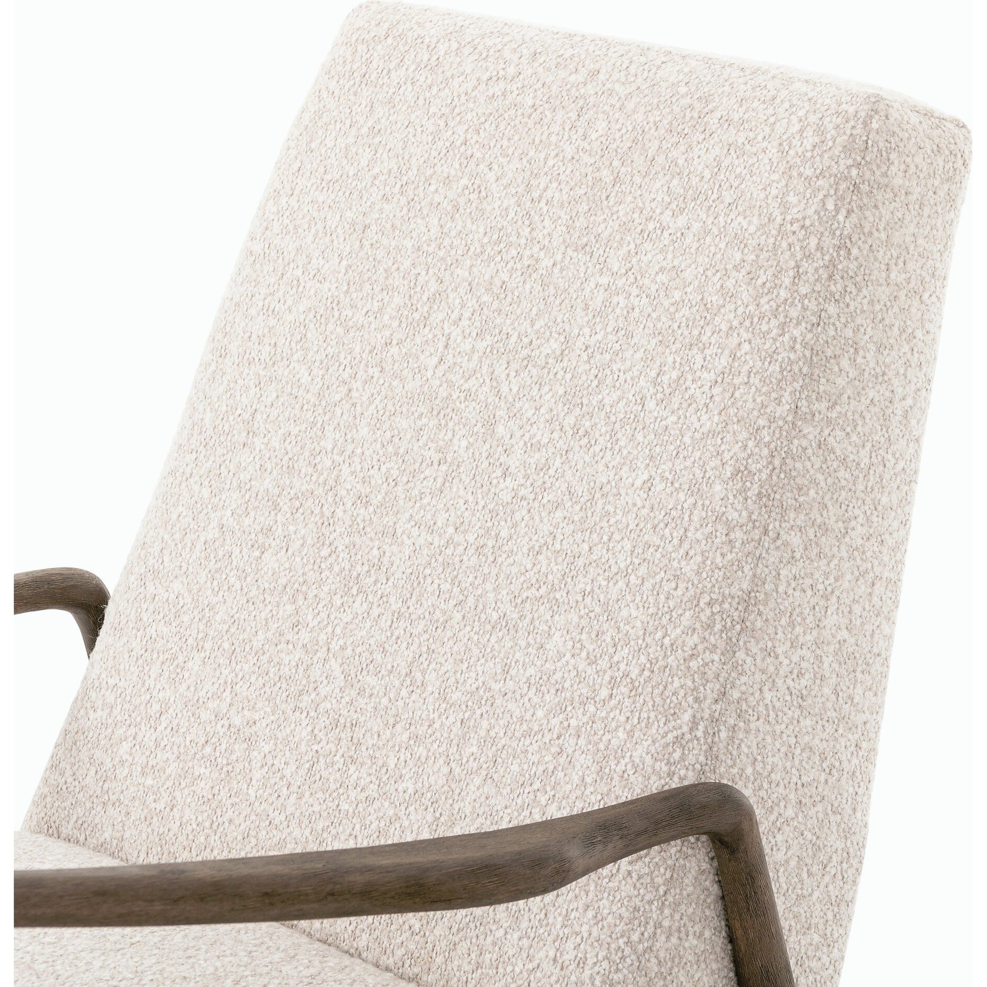 Braden Recliner by Four Hands in dakota black, rubbed sienna brown. Made from top grain leather, solid parawood, 100% polyester in a modern style.