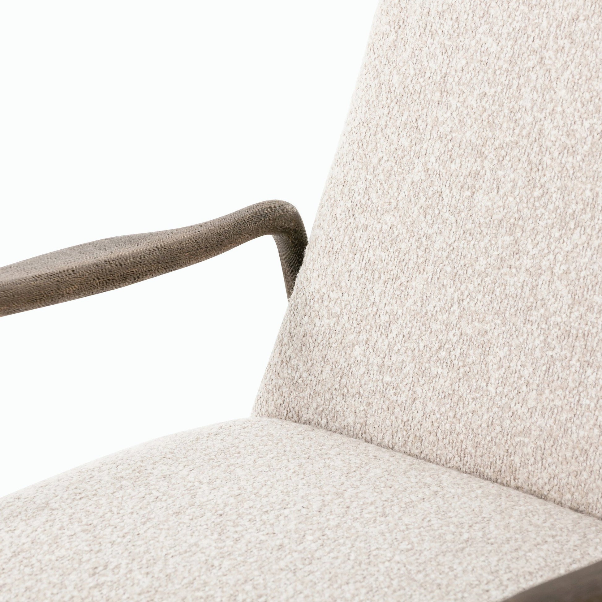Braden Recliner by Four Hands in dakota black, rubbed sienna brown. Made from top grain leather, solid parawood, 100% polyester in a modern style.
