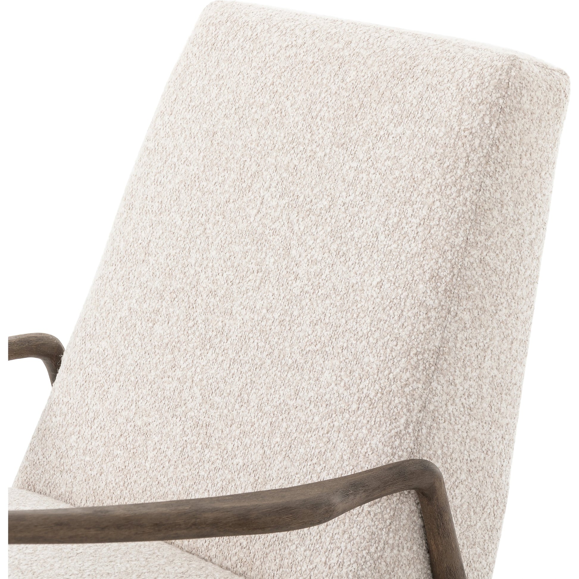Braden Recliner by Four Hands in dakota black, rubbed sienna brown. Made from top grain leather, solid parawood, 100% polyester in a modern style.