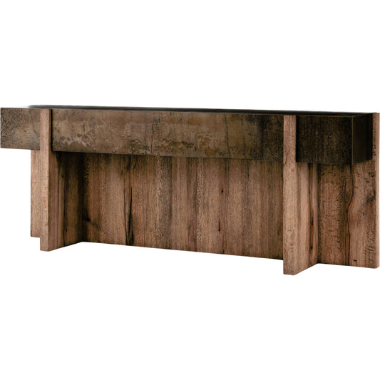 Bingham Console Table by Four Hands. Made from unique in a rustic style.