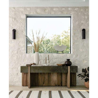 Bingham Console Table by Four Hands. Made from unique in a rustic style.