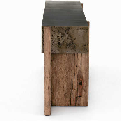 Bingham Console Table by Four Hands. Made from unique in a rustic style.