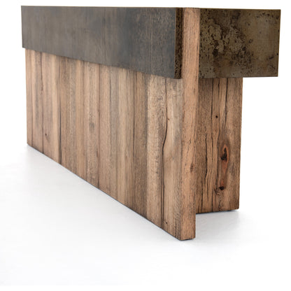 Bingham Console Table by Four Hands. Made from unique in a rustic style.