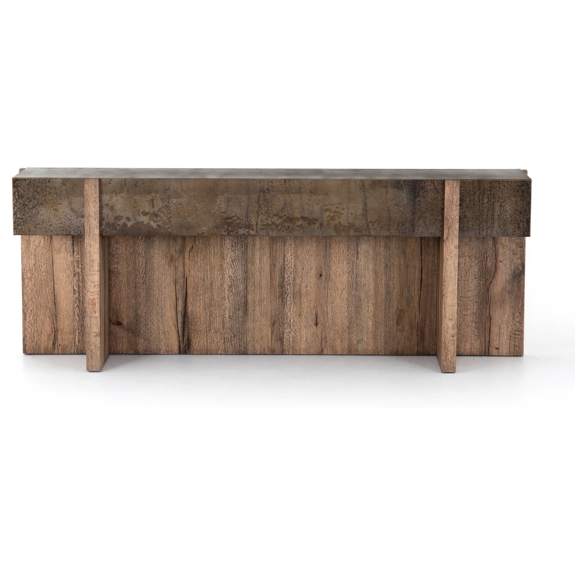 Bingham Console Table by Four Hands. Made from unique in a rustic style.