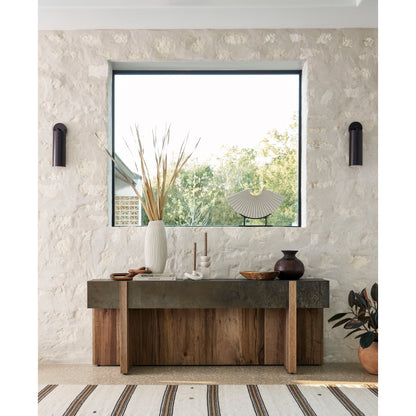 Bingham Console Table by Four Hands. Made from unique in a rustic style.