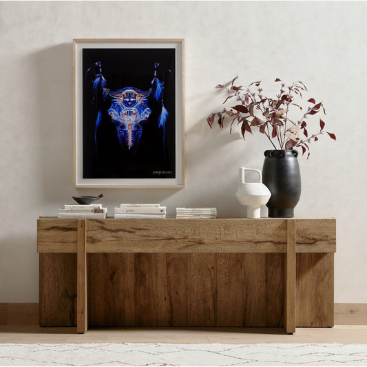 Bingham Console Table by Four Hands. Made from unique in a rustic style.