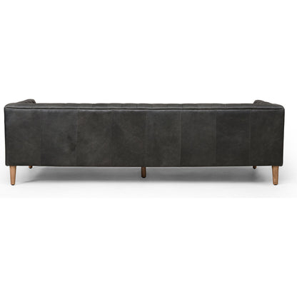 Williams Leather Sofa by Four Hands. Made from top grain leather, solid ash, 100% polyester in a rustic style.