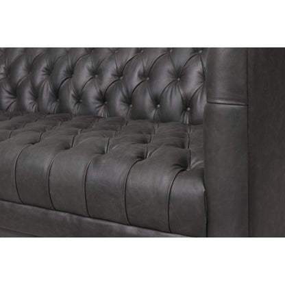 Williams Leather Sofa by Four Hands. Made from top grain leather, solid ash, 100% polyester in a rustic style.