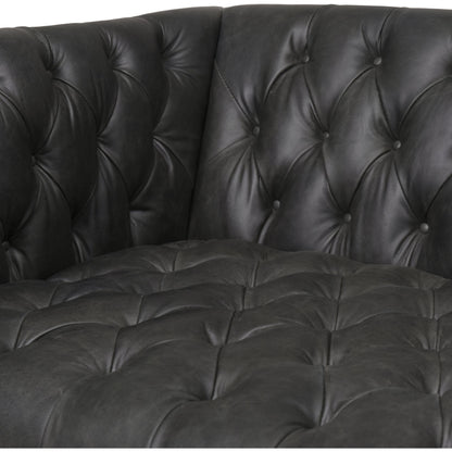 Williams Leather Sofa by Four Hands. Made from top grain leather, solid ash, 100% polyester in a rustic style.
