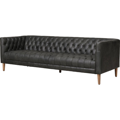 Williams Leather Sofa by Four Hands. Made from top grain leather, solid ash, 100% polyester in a rustic style.