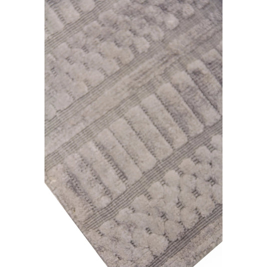 Addison 2237 Rug by Exquisite Rugs in dark beige, multi. Made from bamboo silk in a unique style.