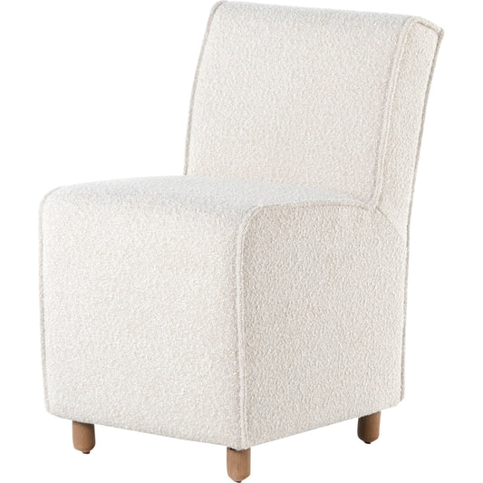 Hobson Dining Chair by Four Hands in knoll natural. Made from 95% polyester, 5% acrylic, solid beech, 100% polyester in a modern style.