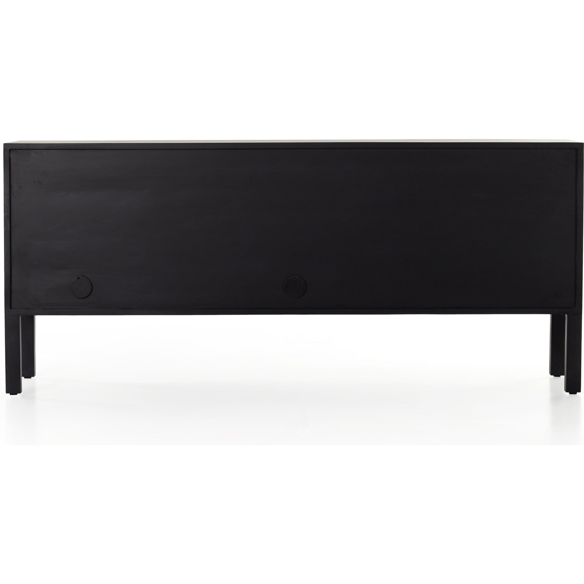 Isador Sideboard by Four Hands. Made from solid poplar, top grain leather, iron in a modern style.