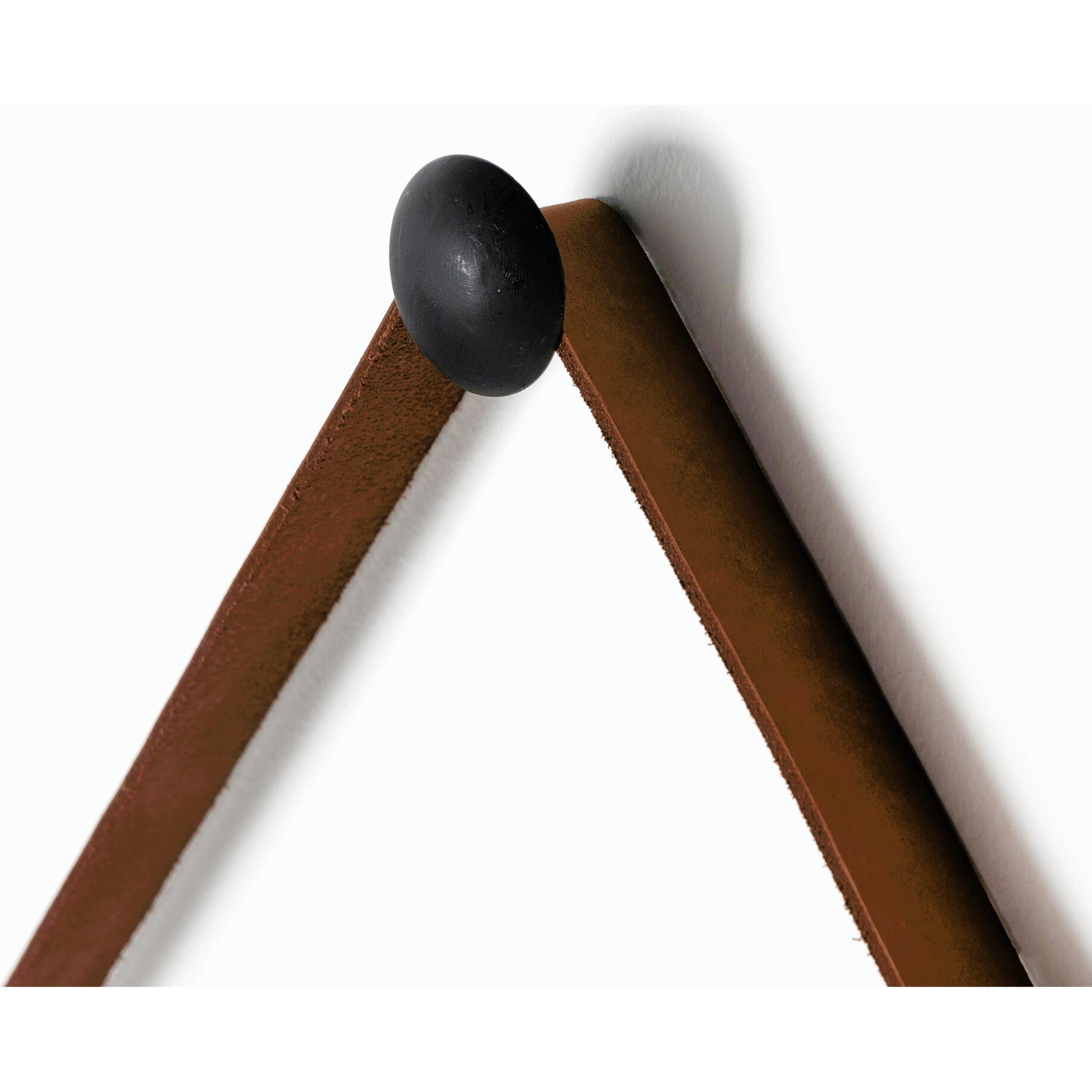 Des Mirror by Four Hands. Made from solid poplar, top grain leather, iron in a modern style.