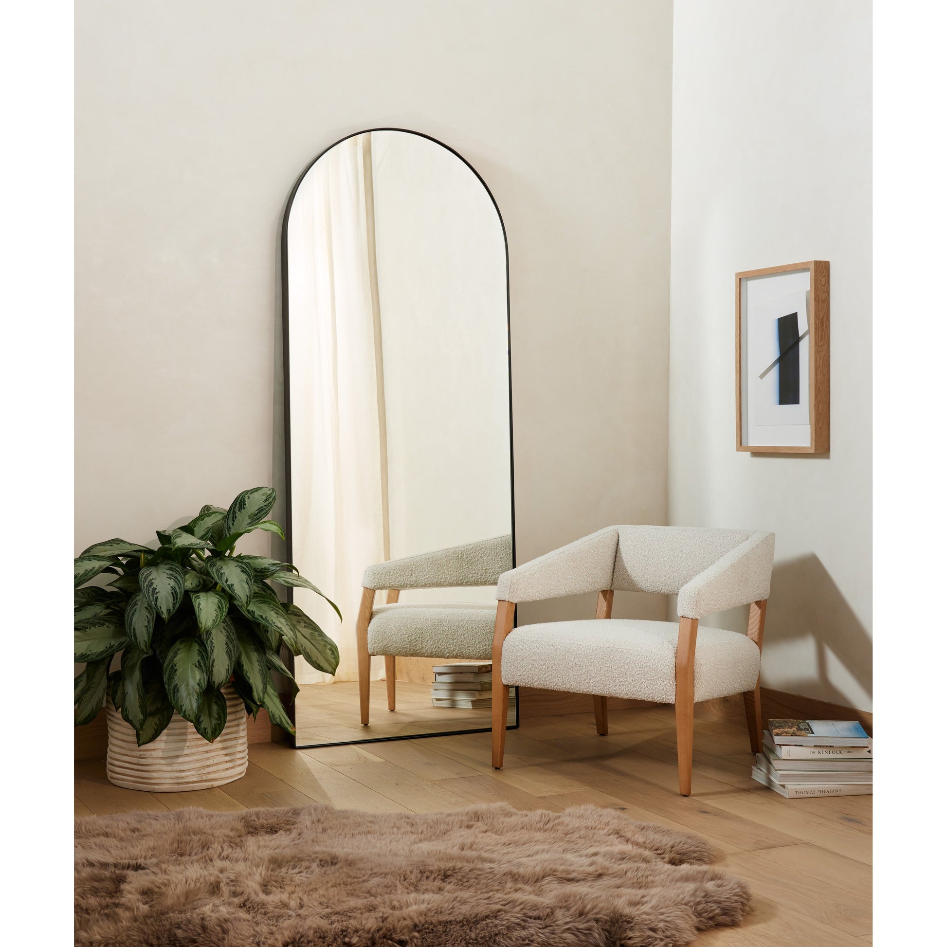 Georgina Floor Mirror by Four Hands. Made from unique in a modern style.