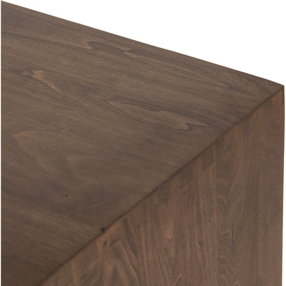 Trey Executive Desk by Four Hands. Made from solid poplar, top grain leather, iron in a rustic style.