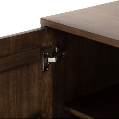 Trey Executive Desk by Four Hands. Made from solid poplar, top grain leather, iron in a rustic style.