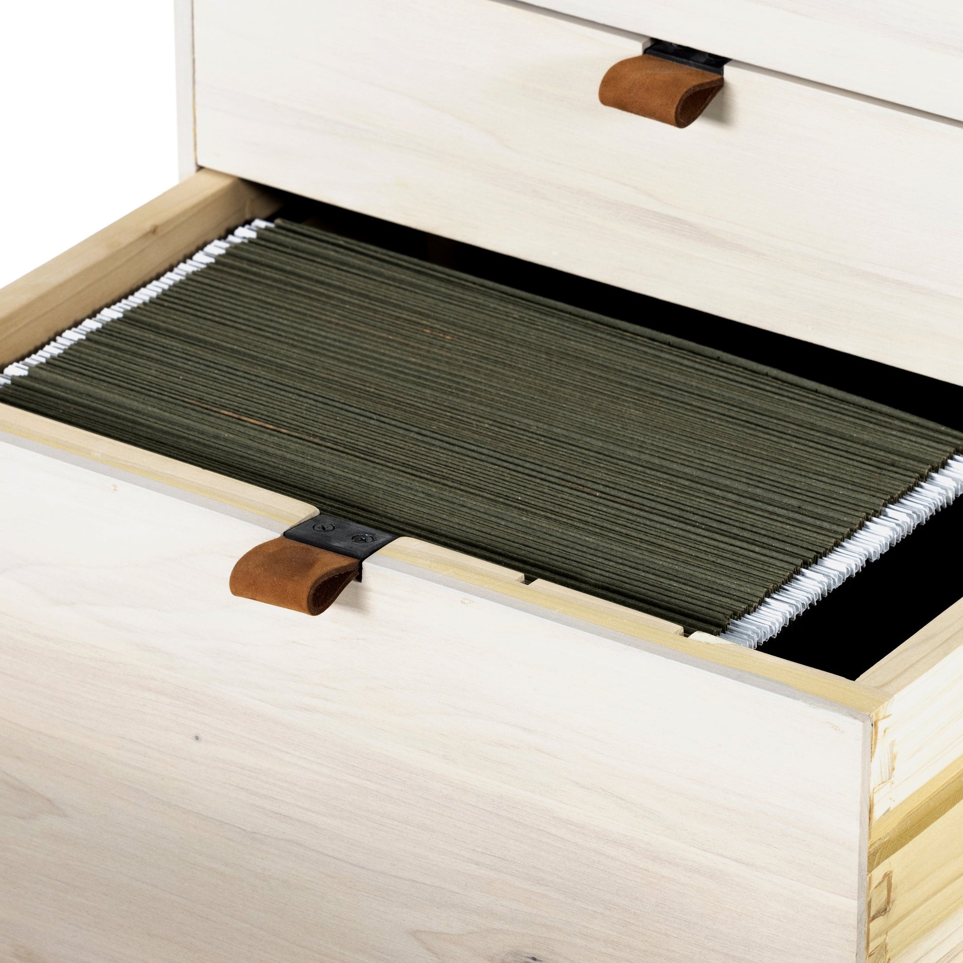 Trey Executive Desk by Four Hands. Made from solid poplar, top grain leather, iron in a rustic style.