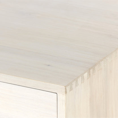 Trey Executive Desk by Four Hands. Made from solid poplar, top grain leather, iron in a rustic style.