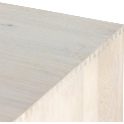 Trey Executive Desk by Four Hands. Made from solid poplar, top grain leather, iron in a rustic style.