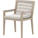 Sherwood Dining Armchair, Washed Brown by Four Hands. Made from 100% olefin, solid fsc®-certified teak, 100% polypropylene in a cottage & farmhouse style.