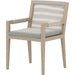 Sherwood Dining Armchair, Washed Brown by Four Hands. Made from 100% olefin, solid fsc®-certified teak, 100% polypropylene in a cottage & farmhouse style.