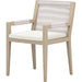 Sherwood Dining Armchair, Washed Brown by Four Hands. Made from 100% olefin, solid fsc®-certified teak, 100% polypropylene in a cottage & farmhouse style.